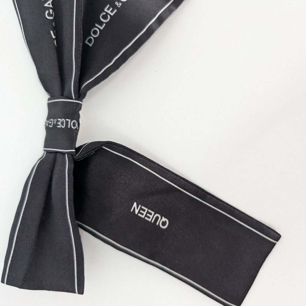 Dolce & Gabbana Black Silk Tie - Picture 3 of 5